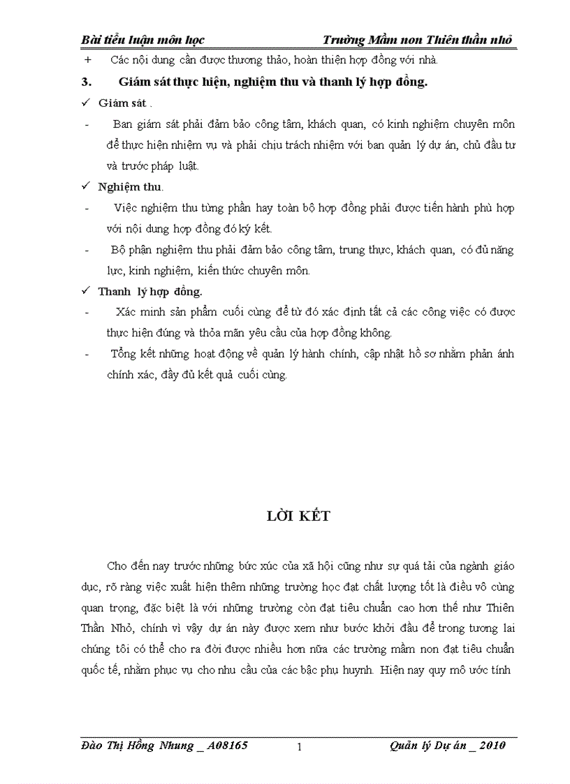 image for page Dự án quy hoạch khu nhà học của trường mầm non thiên thần nhỏ 1