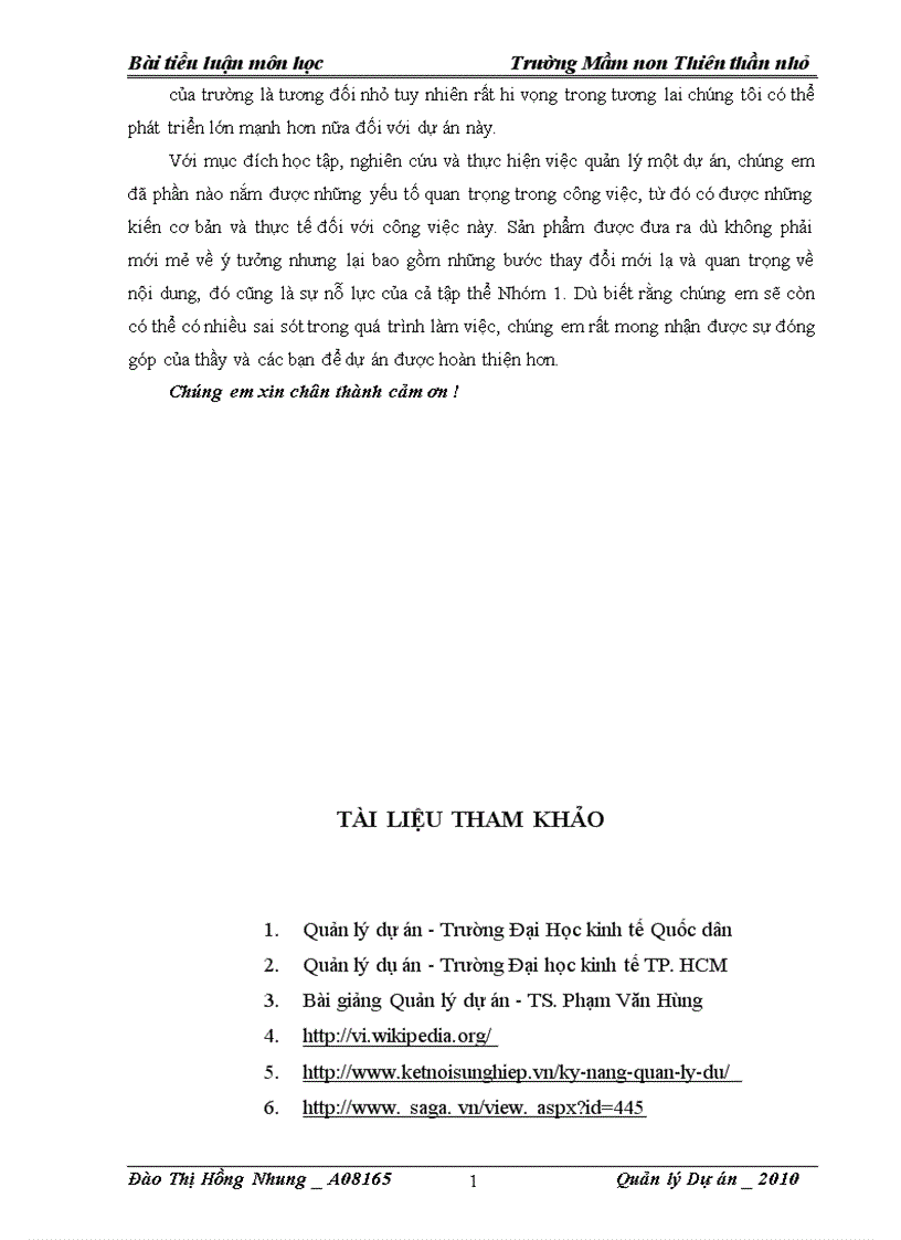 image for page Dự án quy hoạch khu nhà học của trường mầm non thiên thần nhỏ 1