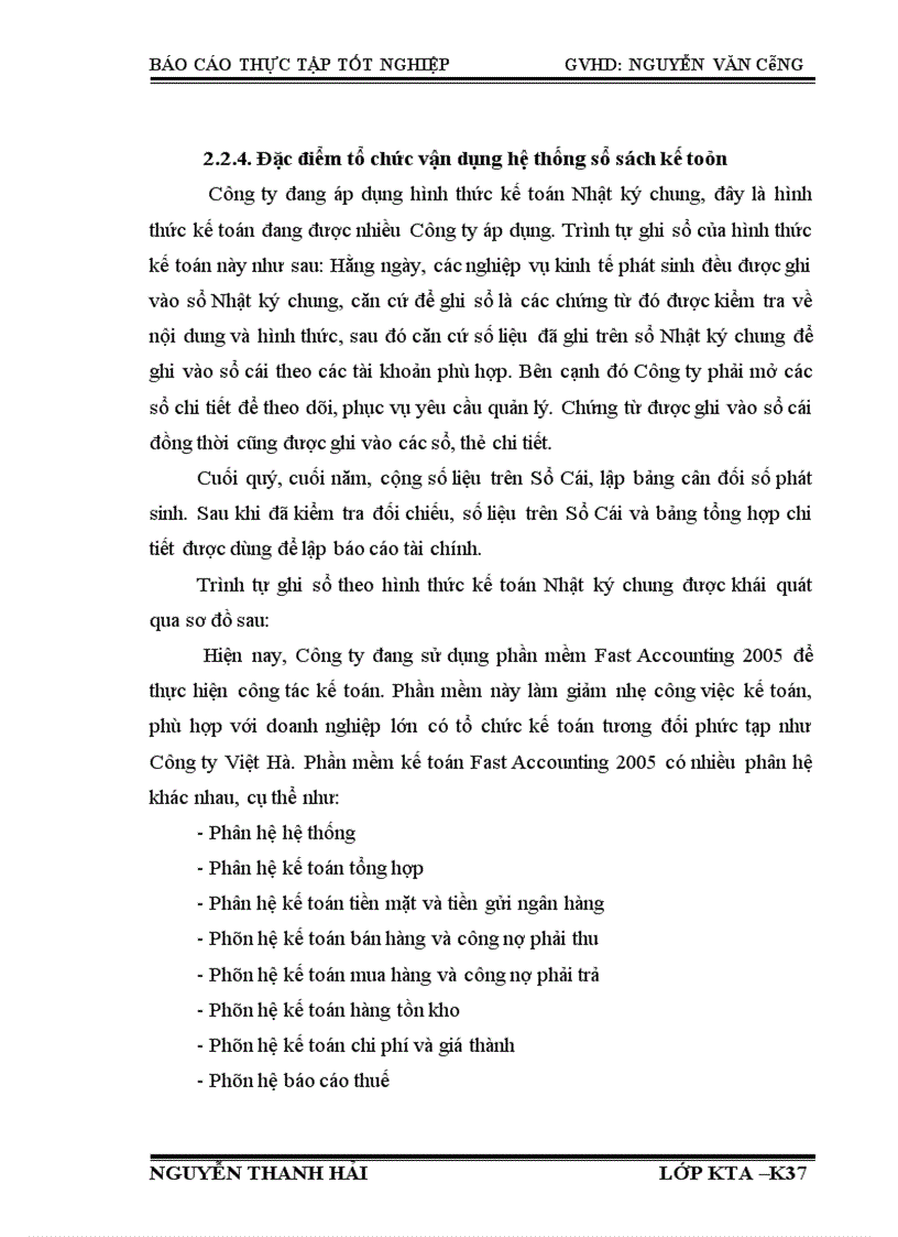 image for page Đặc điểm tổ chức hạch toán kế toán tại Công ty SXKD đẩu tư và dịch vụ Việt Hà