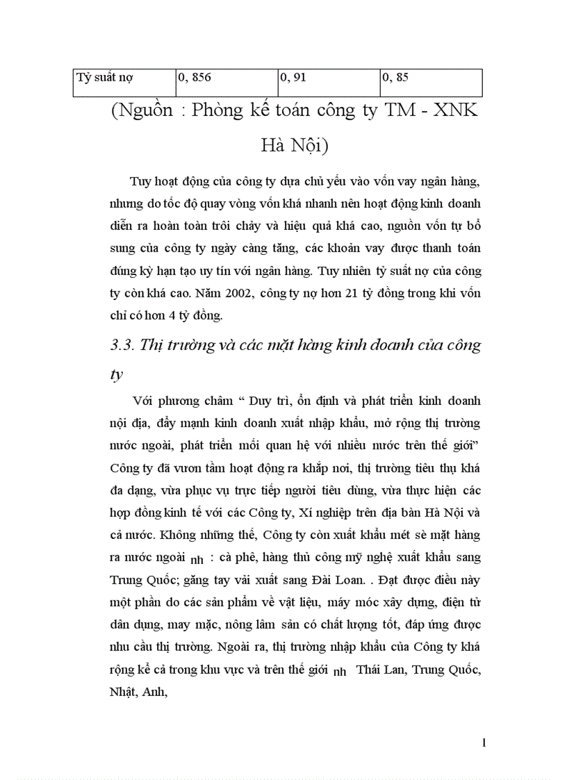 image for page Hoạt động nhập khẩu nguyên liệu nhựa phục vụ sản xuất trong nước tại Công ty Thương mại và xuất nhập khẩu Hà Nội 1
