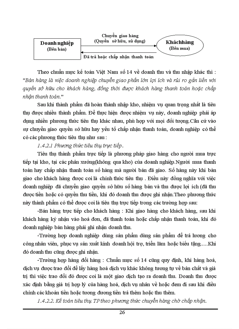 image for page Tổ chức công tác kế toán thành phẩm và tiêu thụ thành phẩm và xác định kết quả tiêu thụ ở công ty cơ khí Hà Nội 1