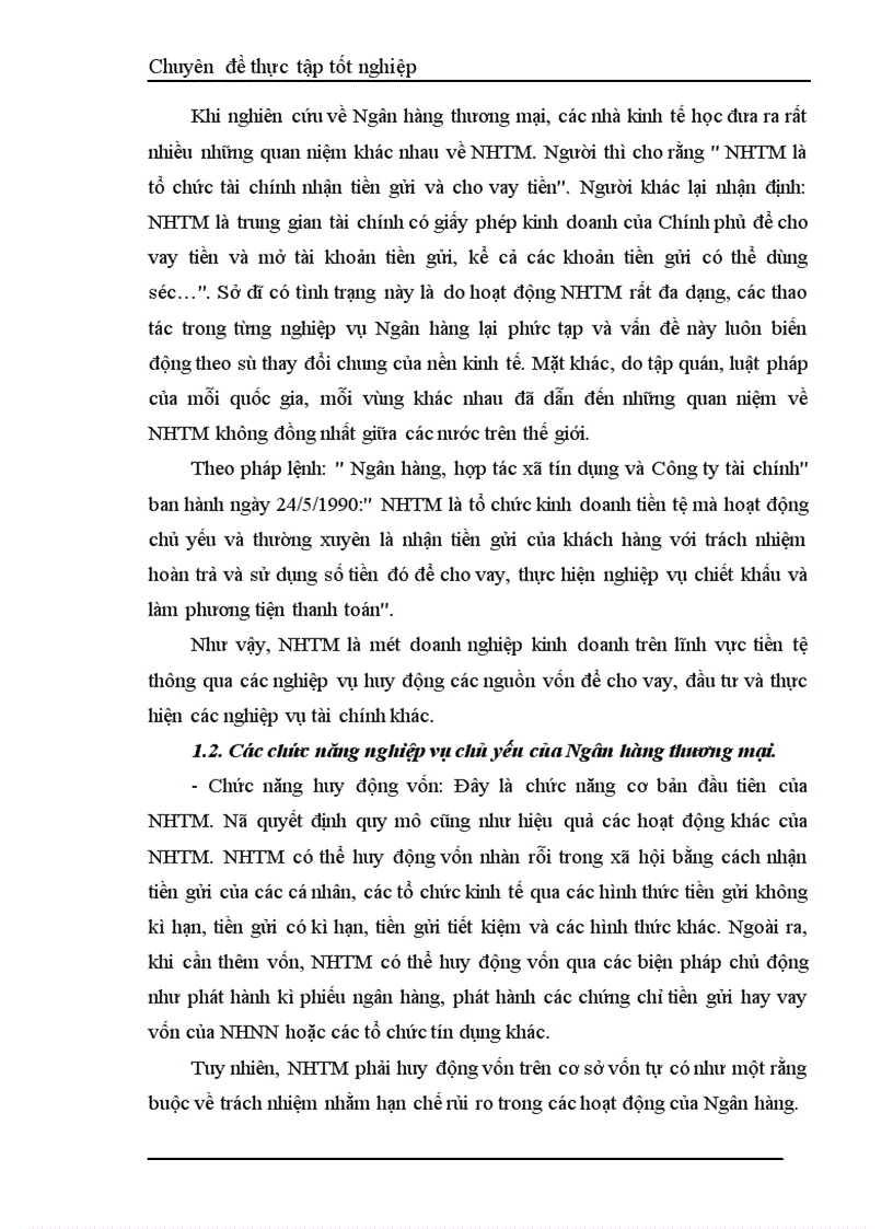 image for page Một số giải pháp hạn chế rủi ro an toàn tín dụng đối với kinh tế ngoài quốc doanh tại Ngân hàng công thương Đống Đa 1
