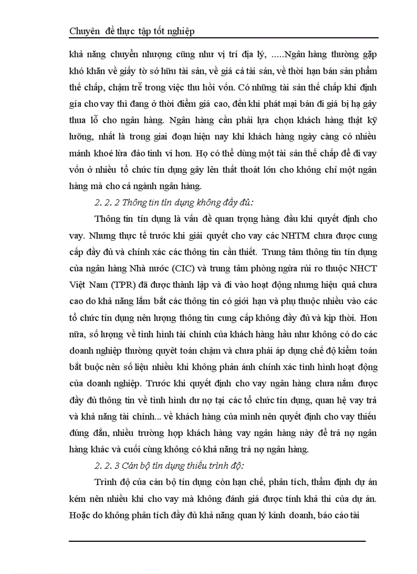image for page Một số giải pháp hạn chế rủi ro an toàn tín dụng đối với kinh tế ngoài quốc doanh tại Ngân hàng công thương Đống Đa 1