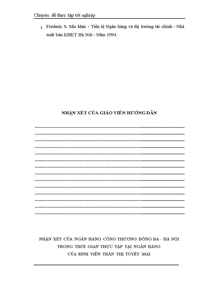 image for page Một số giải pháp hạn chế rủi ro an toàn tín dụng đối với kinh tế ngoài quốc doanh tại Ngân hàng công thương Đống Đa 1