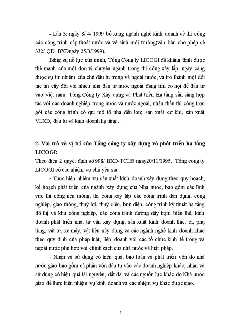 image for page Một số biện pháp nhằm nâng cao khả năng cạnh tranh trong đấu thầu xây lắp ở Tổng công ty xây dựng và phát triển hạ tầng LICOGI