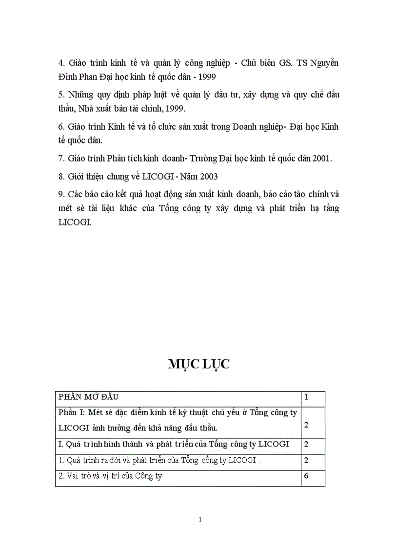 image for page Một số biện pháp nhằm nâng cao khả năng cạnh tranh trong đấu thầu xây lắp ở Tổng công ty xây dựng và phát triển hạ tầng LICOGI
