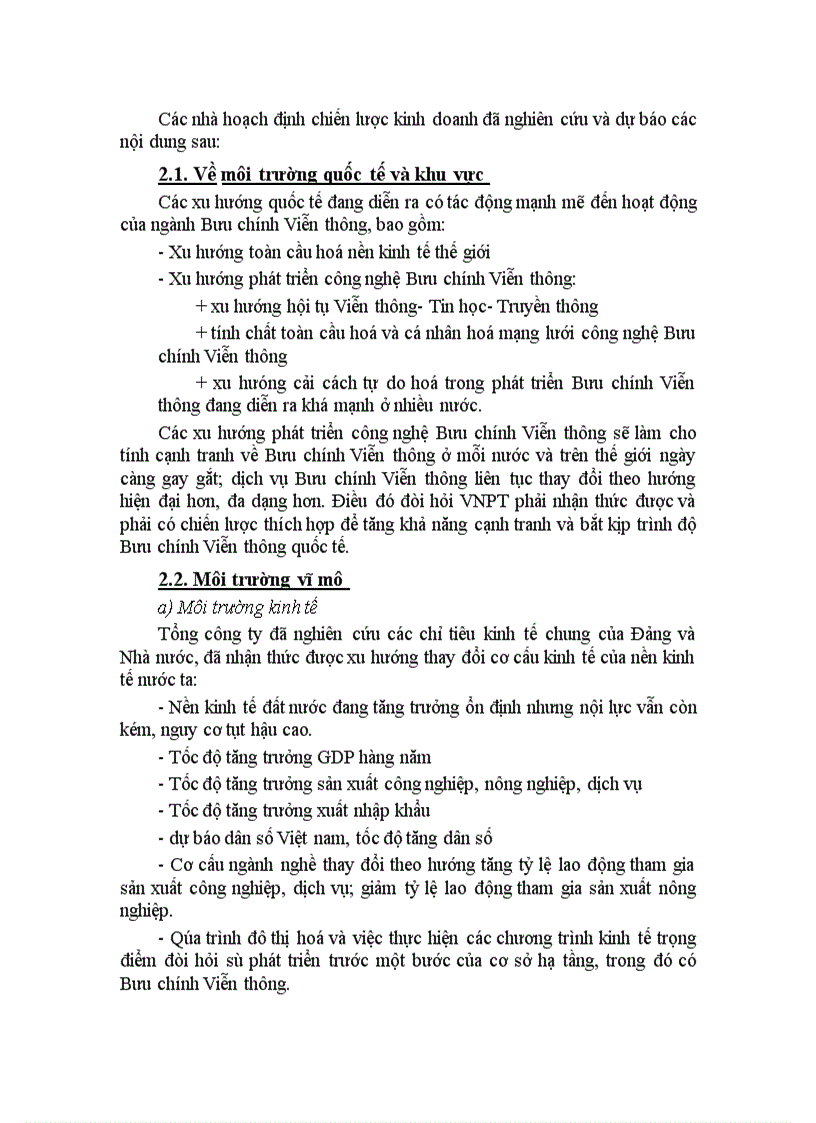image for page Một số giải pháp hoàn thiện công tác quản lý chiến lược của Tổng công ty Bưu chính viễn thông Việt Nam 1