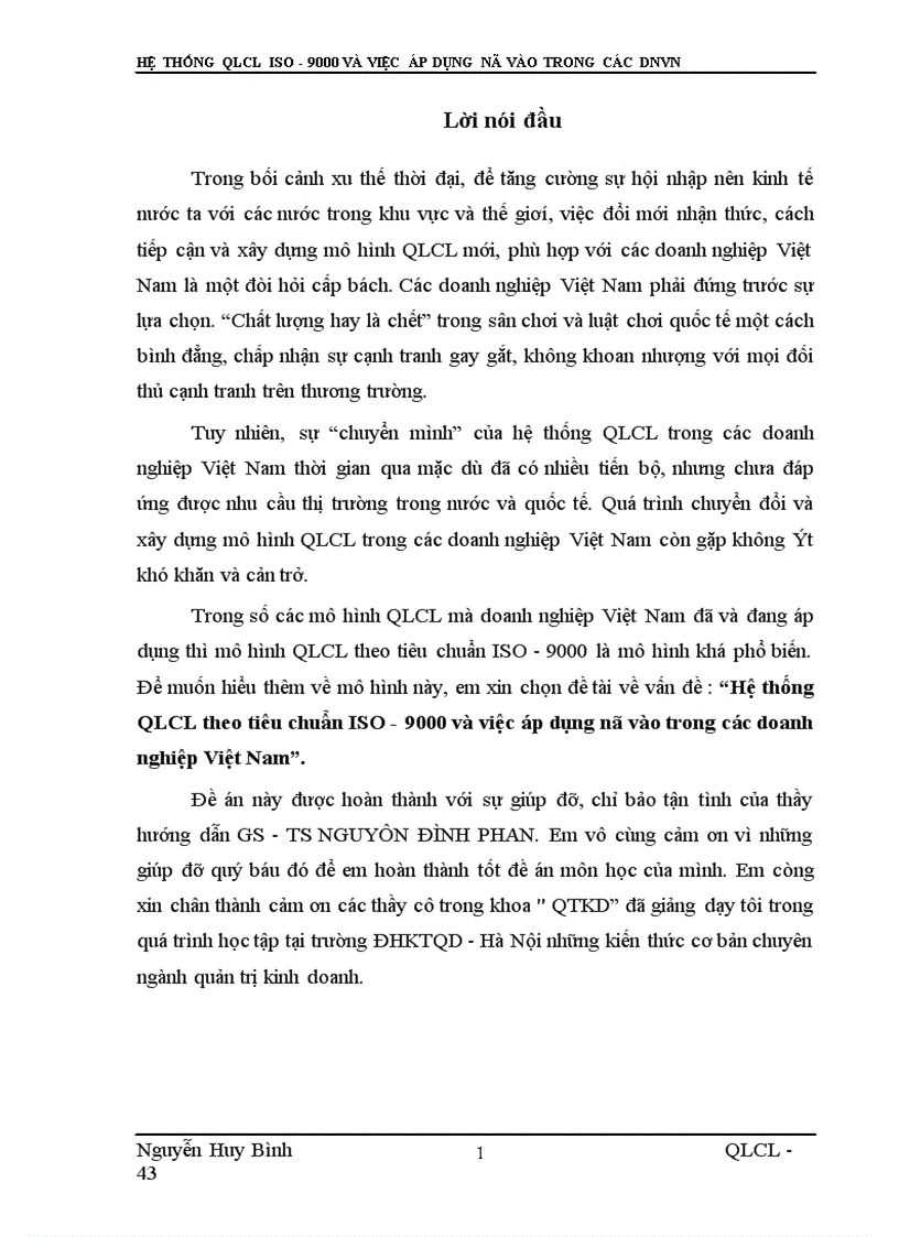 image for page Hệ thống QLCL iso 9000 và việc áp dụng nó vào trong các doanh nghiệp Việt Nam
