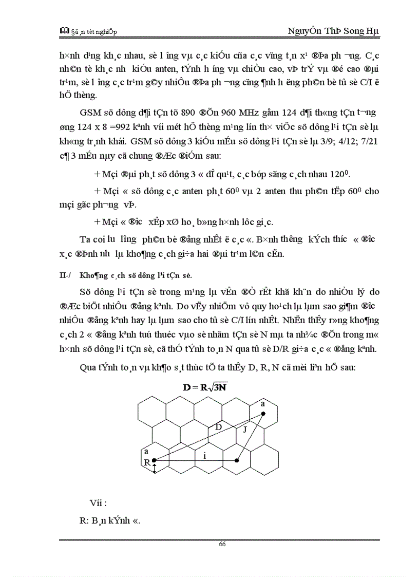 image for page Giải pháp về vấn đề quy hoạch tần số góp phần mở rộng và nâng cao chất lượng phục vụ của thông tin di động ở Việt Nam