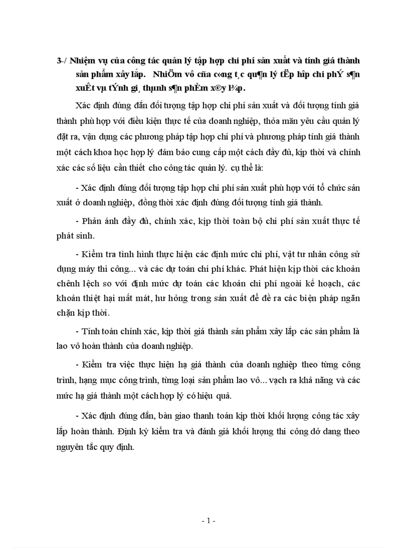 image for page Kế toán tập hợp chi phí sản xuất và tính giá thành sản phẩm xây lắp ở Công ty xây dựng số 1 1