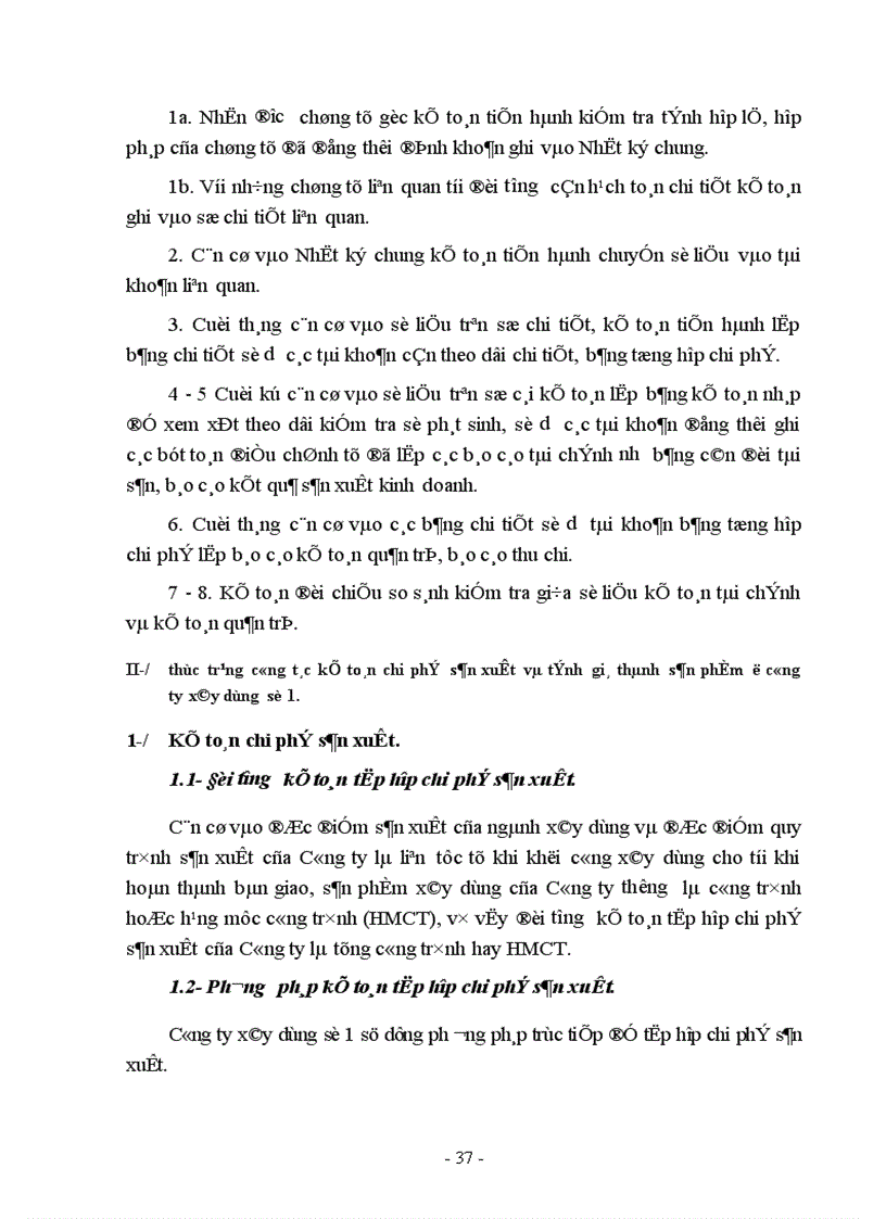 image for page Kế toán tập hợp chi phí sản xuất và tính giá thành sản phẩm xây lắp ở Công ty xây dựng số 1 1