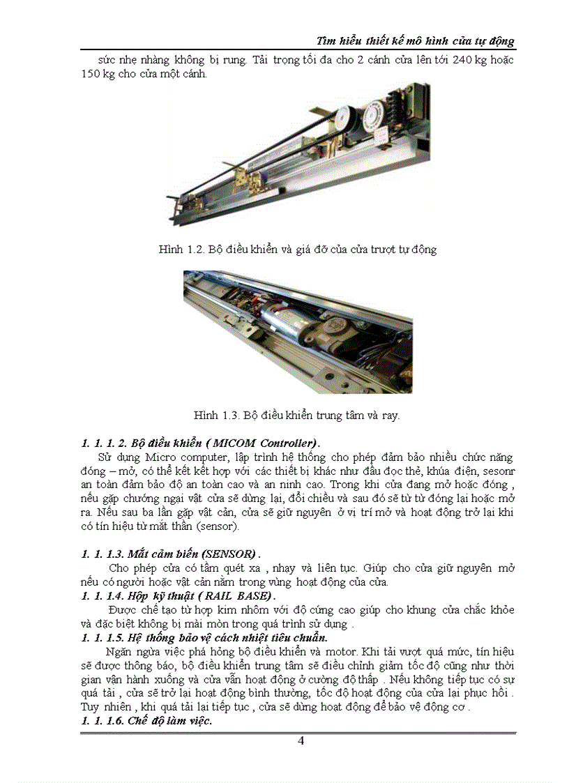 image for page Nghiên cứu thiết kế mô hình cửa đóng mở tự động dùng cho đào tạo