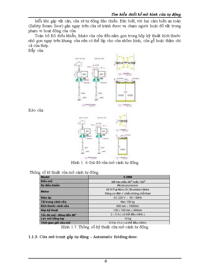 image for page Nghiên cứu thiết kế mô hình cửa đóng mở tự động dùng cho đào tạo
