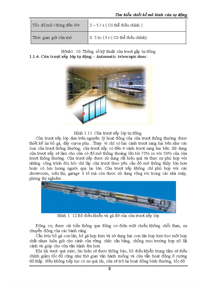 image for page Nghiên cứu thiết kế mô hình cửa đóng mở tự động dùng cho đào tạo