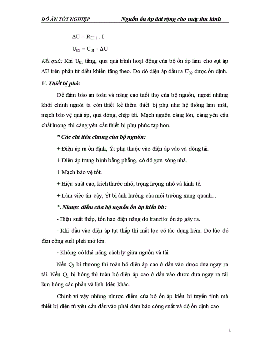 image for page Nguồn ổn áp dải rộng cho máy thu hình 1