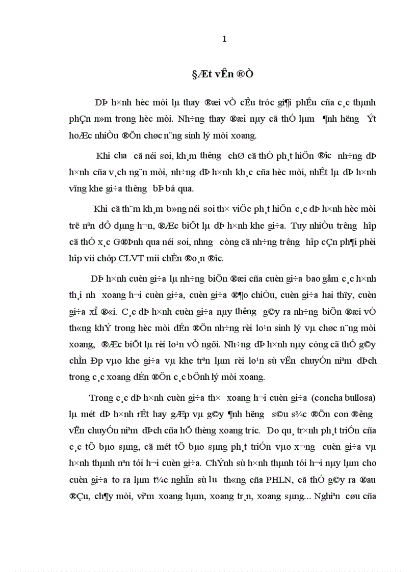 image for page Nghiên cứu hình thái lâm sàng của dị hình cuốn mũi giữa trong bệnh lý mũi xoang qua nội soi và chụp cắt lớp vi tính