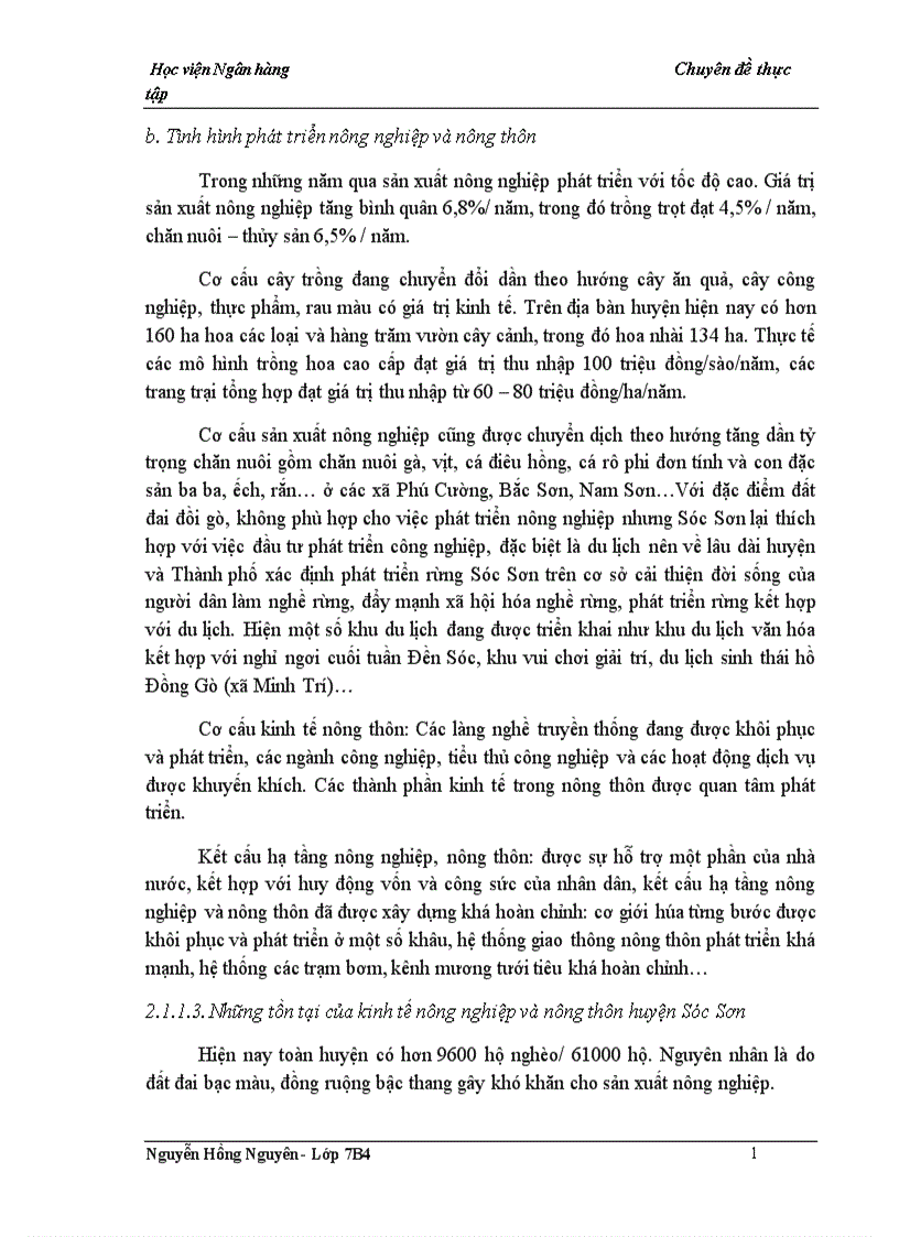 image for page Giải pháp nâng cao chất lượng tín dụng trung và dài hạn tại NHNo PTNT huyện Sóc Sơn