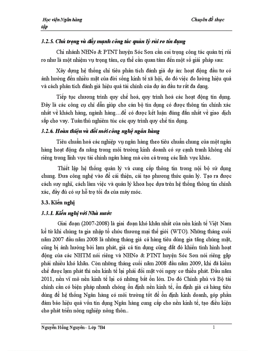 image for page Giải pháp nâng cao chất lượng tín dụng trung và dài hạn tại NHNo PTNT huyện Sóc Sơn