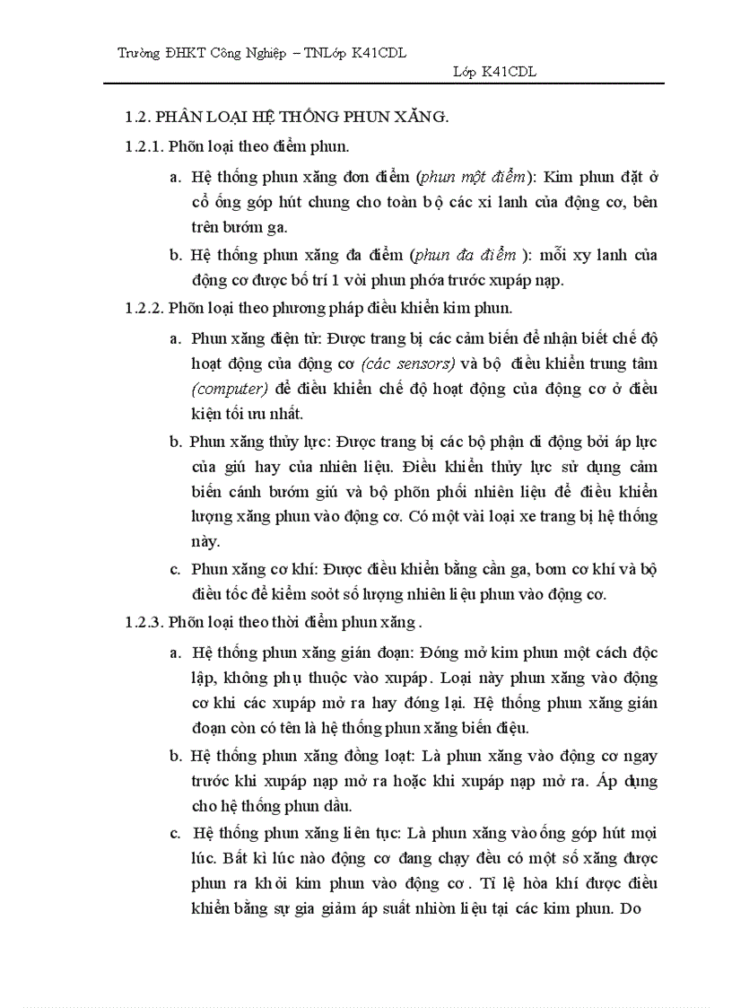 image for page Chức năng tự chẩn đoán của ecu