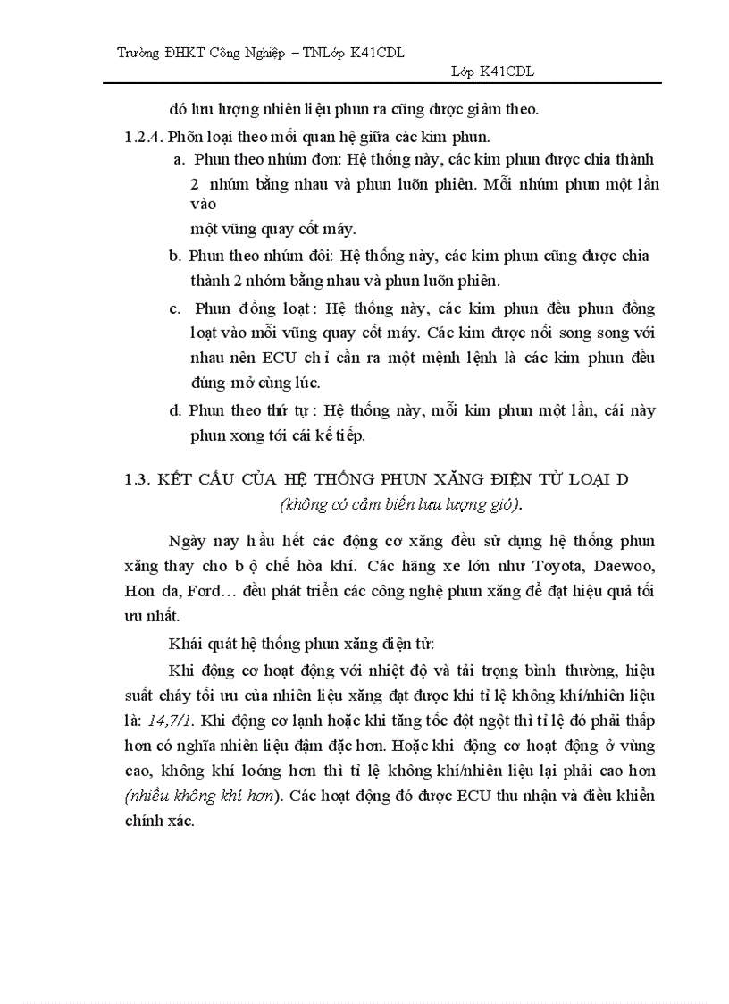 image for page Chức năng tự chẩn đoán của ecu