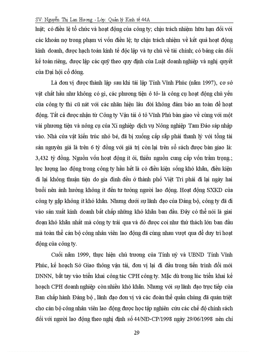 image for page Một số giải pháp nhằm góp phần nâng cao hiệu quả hoạt động sản xuất kinh doanh của Công ty Cổ phần Vận tải ô tô Vĩnh Phúc