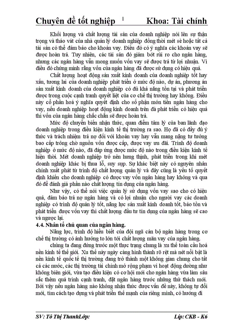 image for page Giải pháp nâng cao chất lượng hoạt động tín dụng ngắn hạn tại Sở giao dịch I Ngân hàng đầu tư và phát triển Việt Nam 1