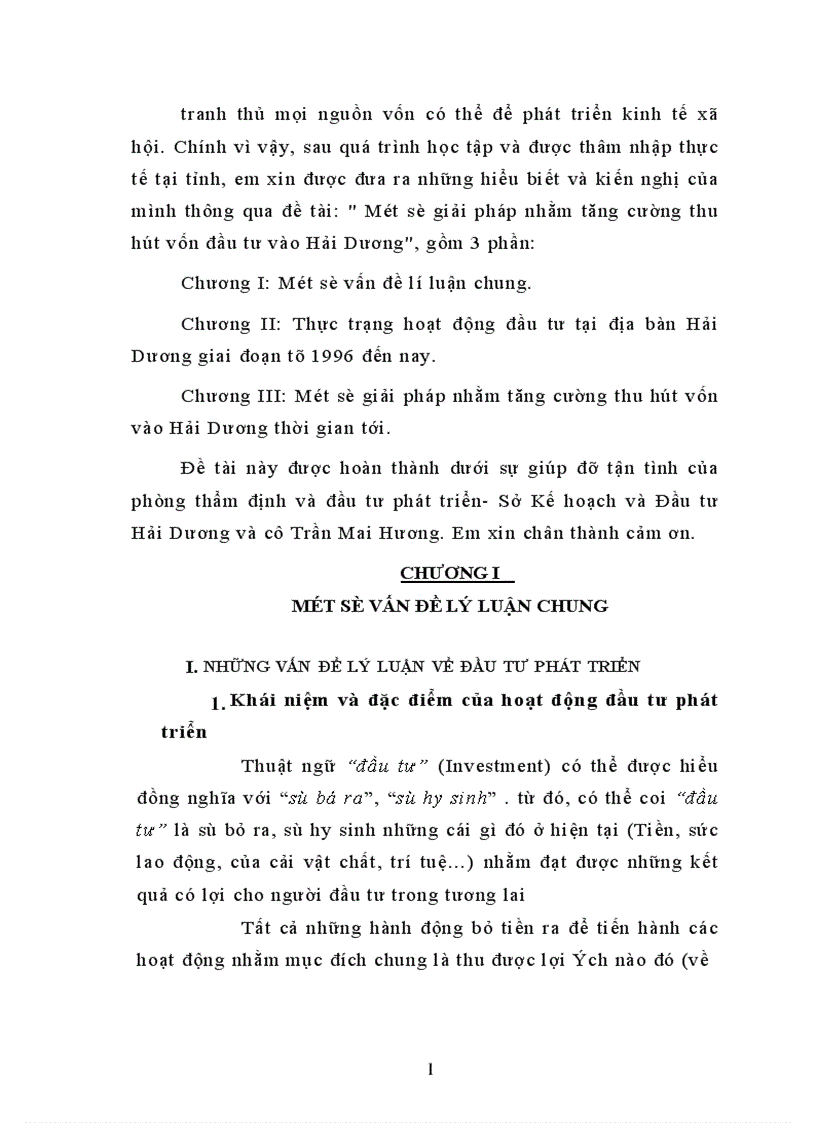 image for page Một số giải pháp nhằm tăng cường thu hút vốn đầu tư vào Hải Dương 1