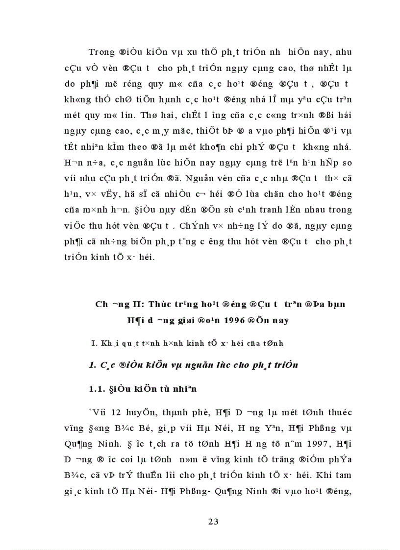 image for page Một số giải pháp nhằm tăng cường thu hút vốn đầu tư vào Hải Dương 1