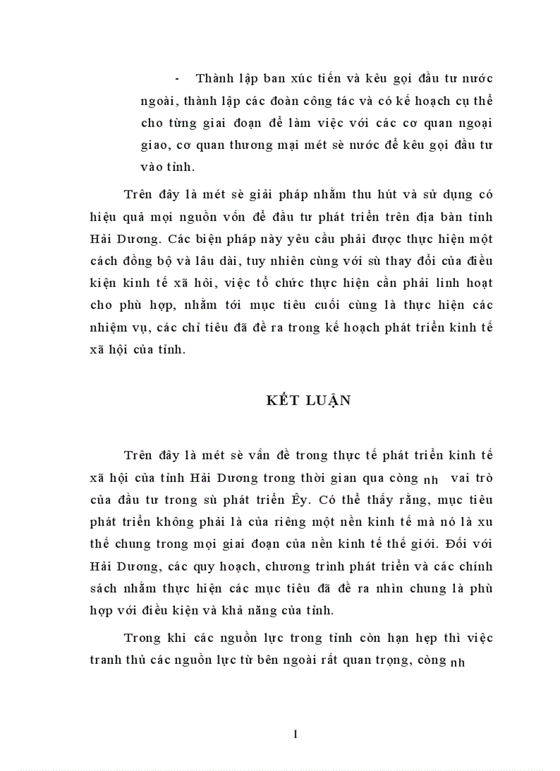 image for page Một số giải pháp nhằm tăng cường thu hút vốn đầu tư vào Hải Dương 1