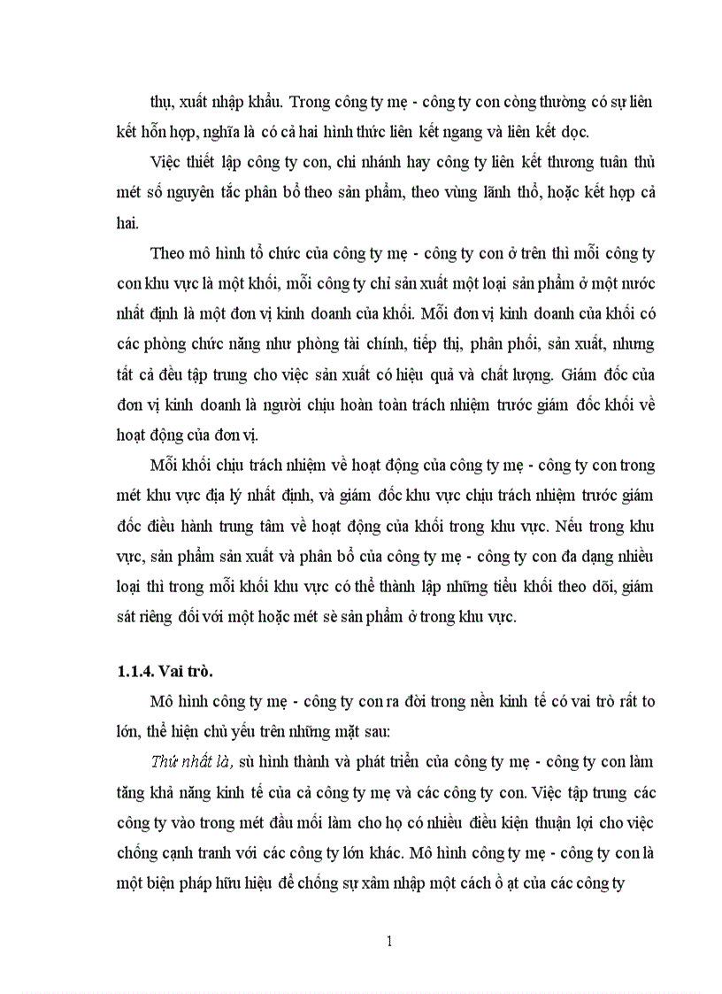 image for page Tính tất yếu khách quan và con đường hình thành công ty mẹ công ty con ở Việt Nam 1