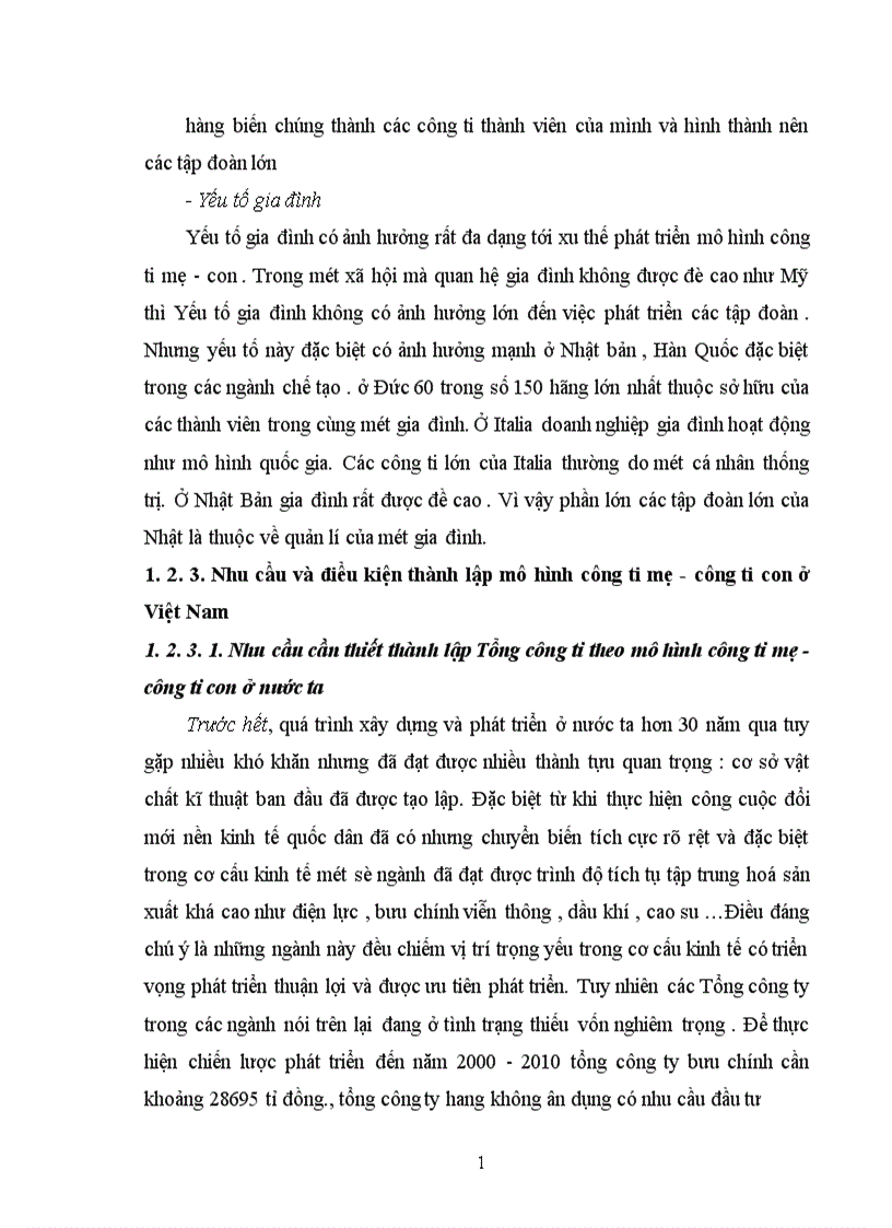 image for page Tính tất yếu khách quan và con đường hình thành công ty mẹ công ty con ở Việt Nam 1