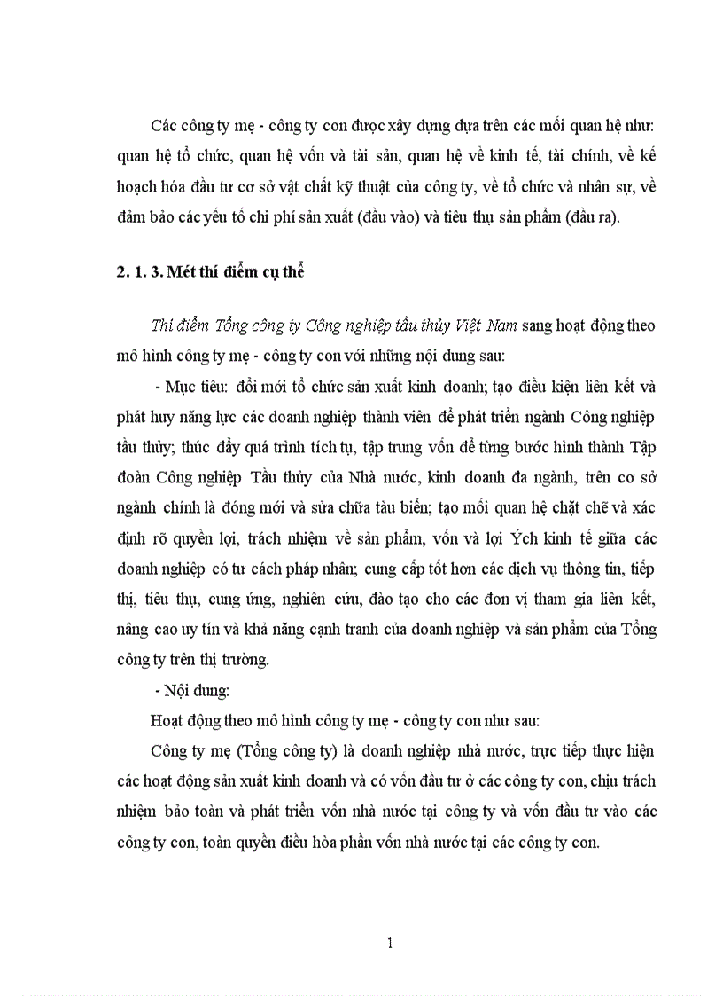 image for page Tính tất yếu khách quan và con đường hình thành công ty mẹ công ty con ở Việt Nam 1