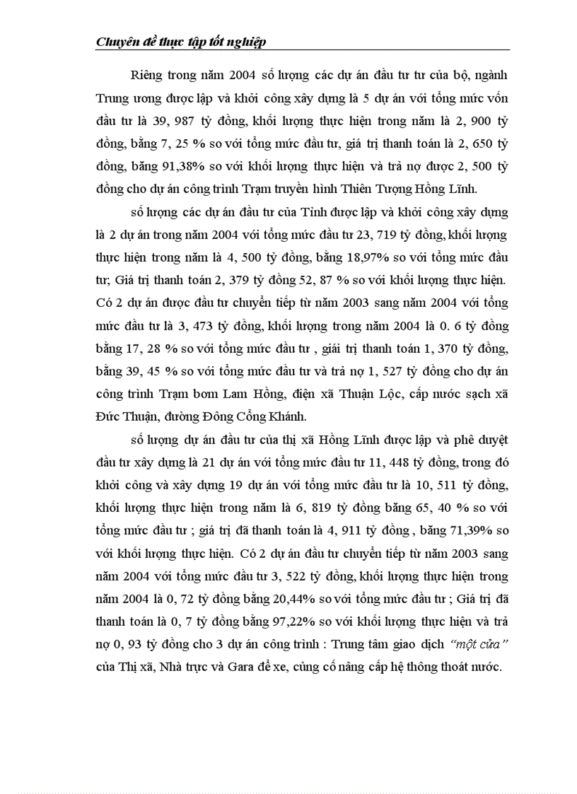 image for page Thực trạng và giải pháp sử dụng hiệu quả vốn đầu tư từ ngân sách cho đầu tư phát triển trên địa bàn thị xã Hồng Lĩnh tỉnh Hà Tĩnh giai đoạn 2000 2010 1