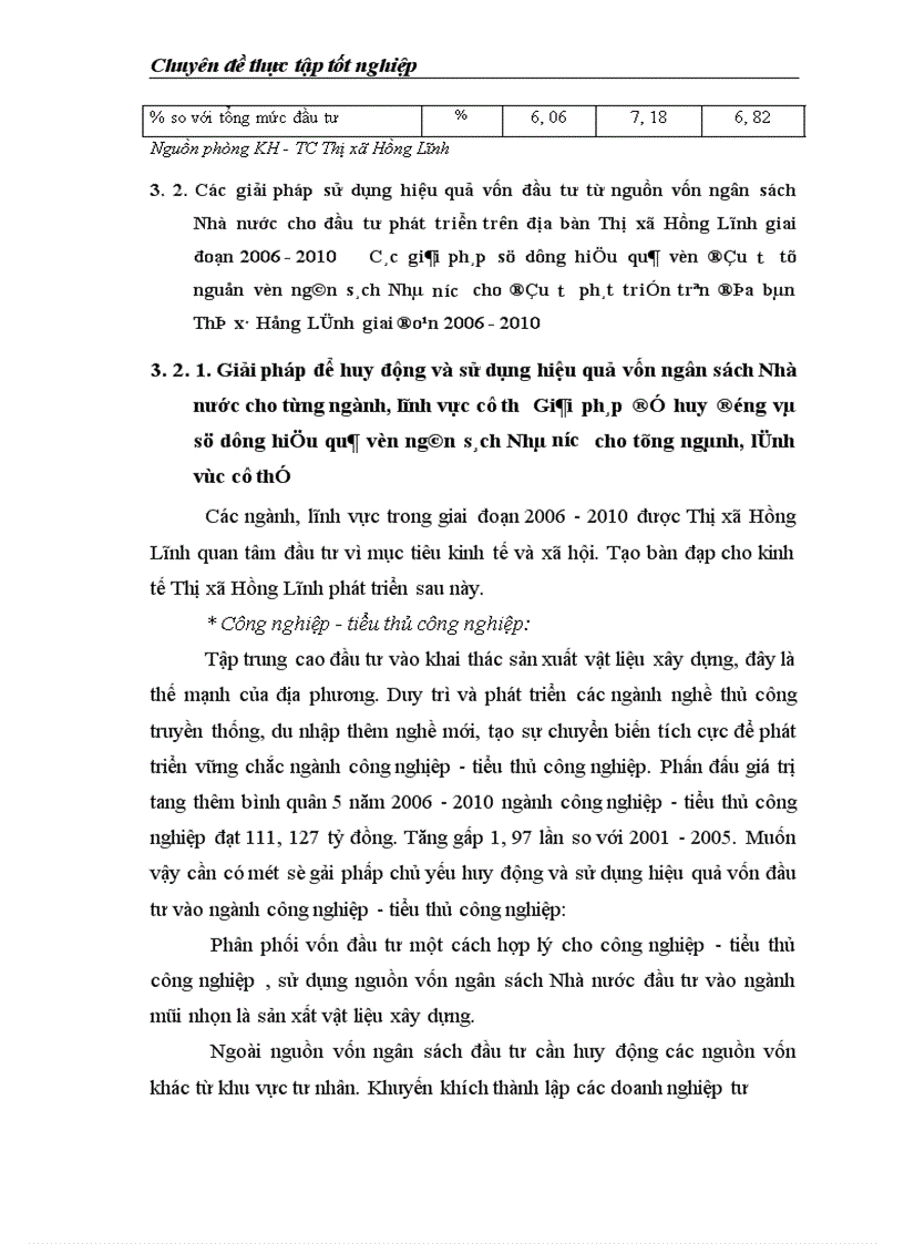 image for page Thực trạng và giải pháp sử dụng hiệu quả vốn đầu tư từ ngân sách cho đầu tư phát triển trên địa bàn thị xã Hồng Lĩnh tỉnh Hà Tĩnh giai đoạn 2000 2010 1