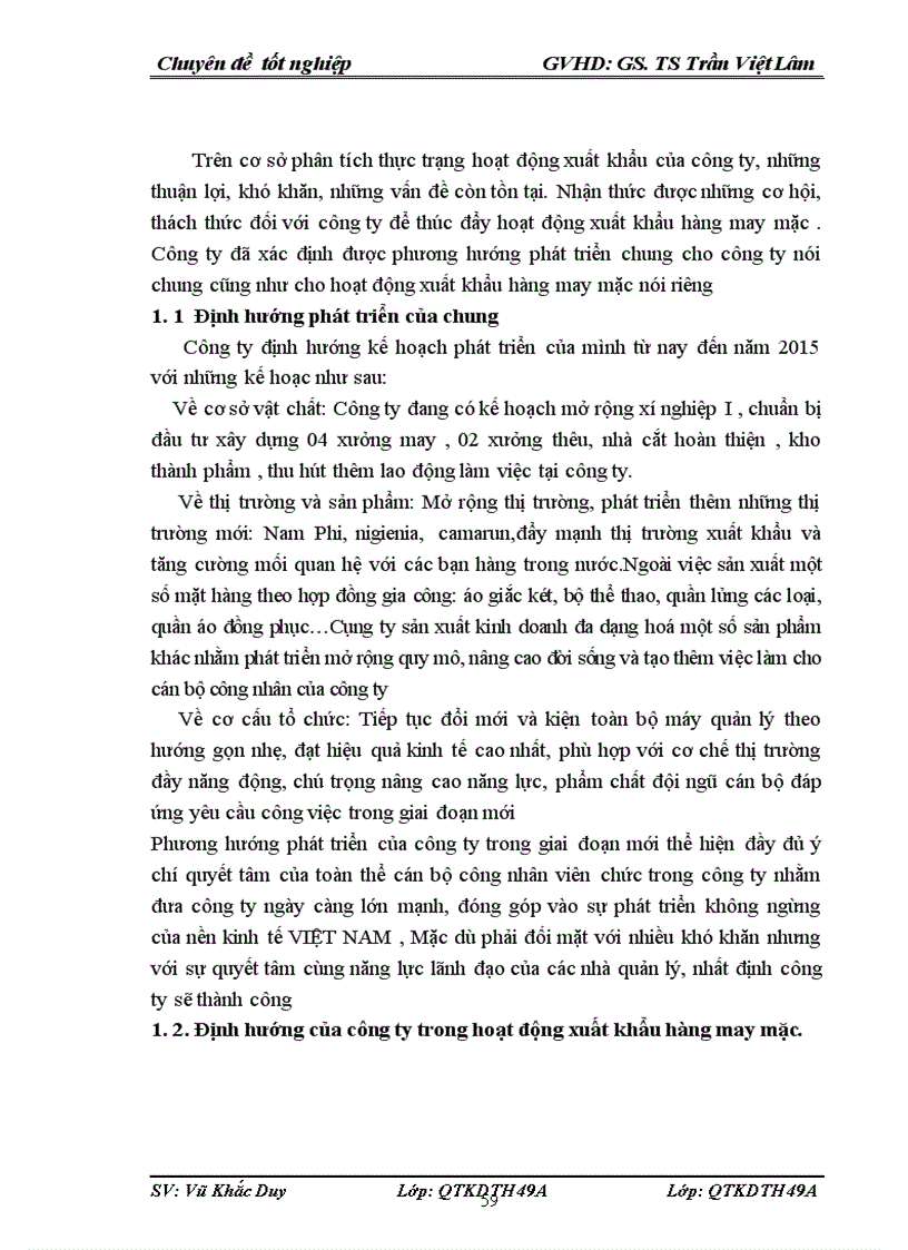 image for page Đẩy mạnh hoạt động xuất khẩu hàng may mặc tại Công ty cổ phần xuất nhập khẩu 277 Hà NAM