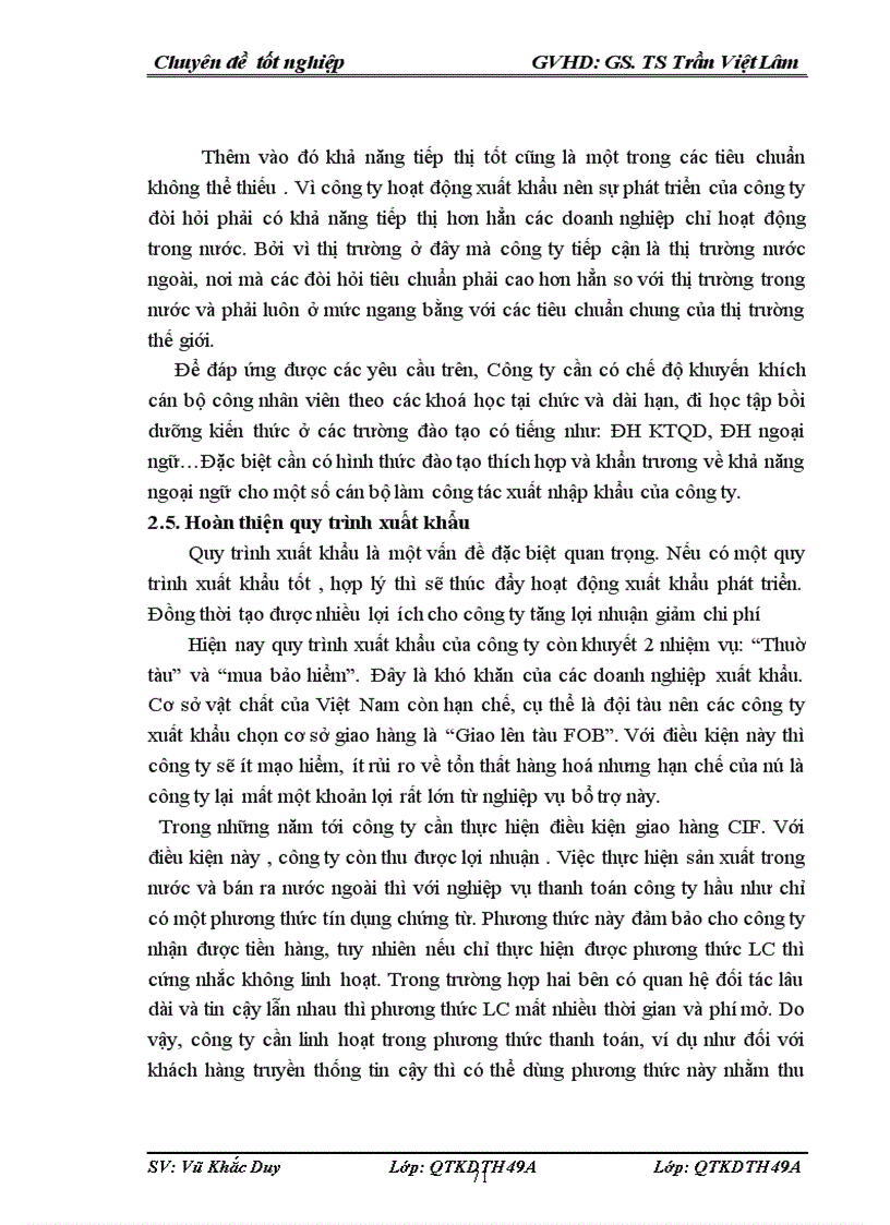 image for page Đẩy mạnh hoạt động xuất khẩu hàng may mặc tại Công ty cổ phần xuất nhập khẩu 277 Hà NAM