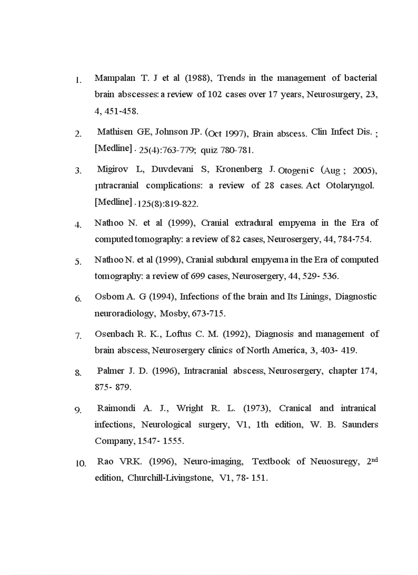 image for page Nhận xét đặc điểm lâm sàng cận lâm sàng áp xe não ở trẻ em