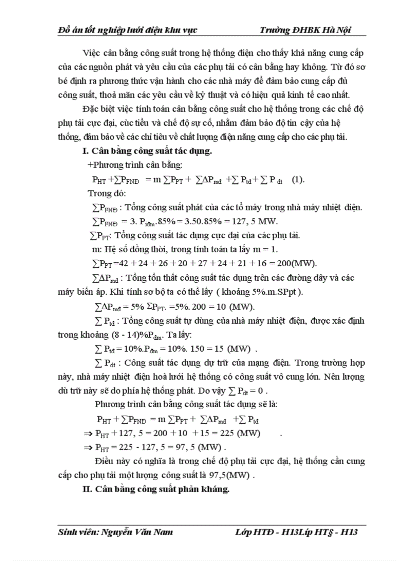 image for page Đồ án tốt nghiệp lưới điện khu vực