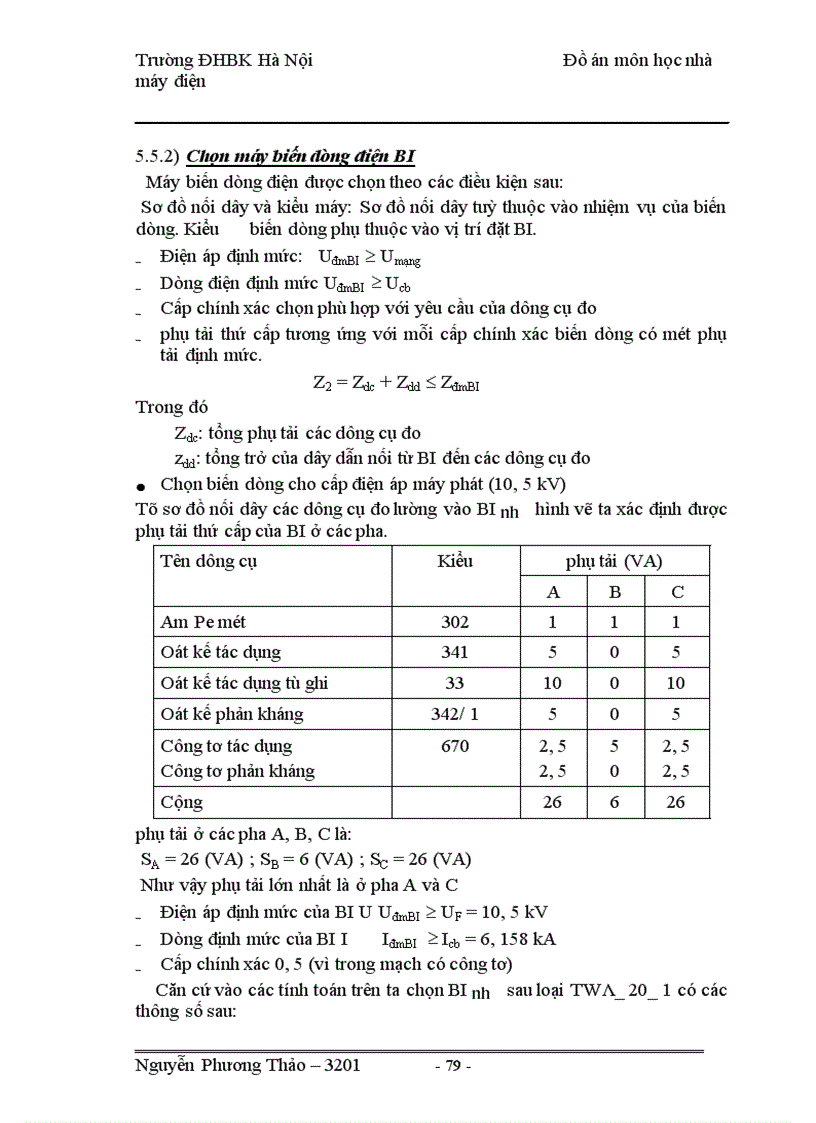 image for page Tính tổn thất điện năng trong các máy biến áp