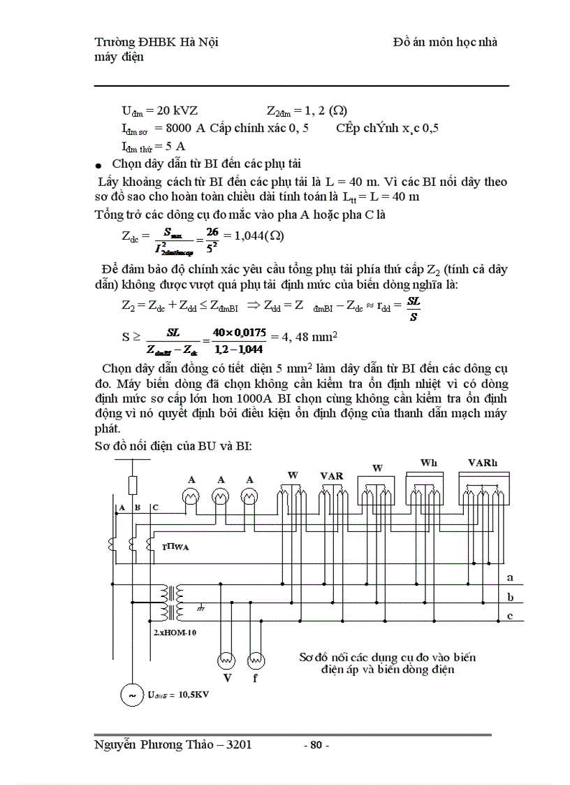 image for page Tính tổn thất điện năng trong các máy biến áp