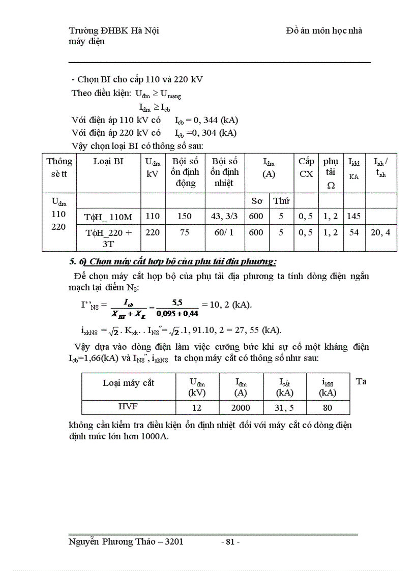 image for page Tính tổn thất điện năng trong các máy biến áp