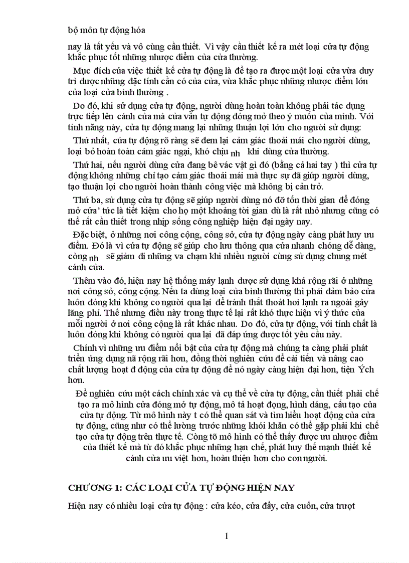 image for page Thiết kế mô hình cửa đóng mở tự động 1