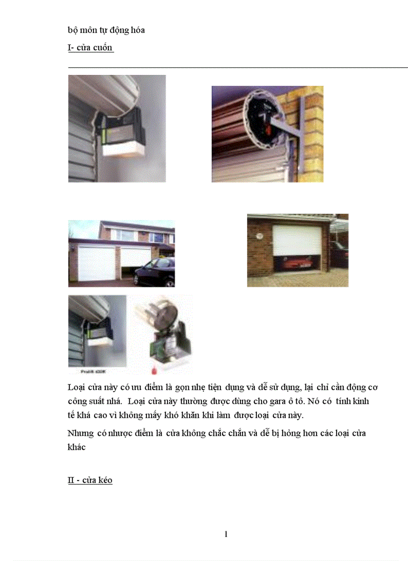 image for page Thiết kế mô hình cửa đóng mở tự động 1