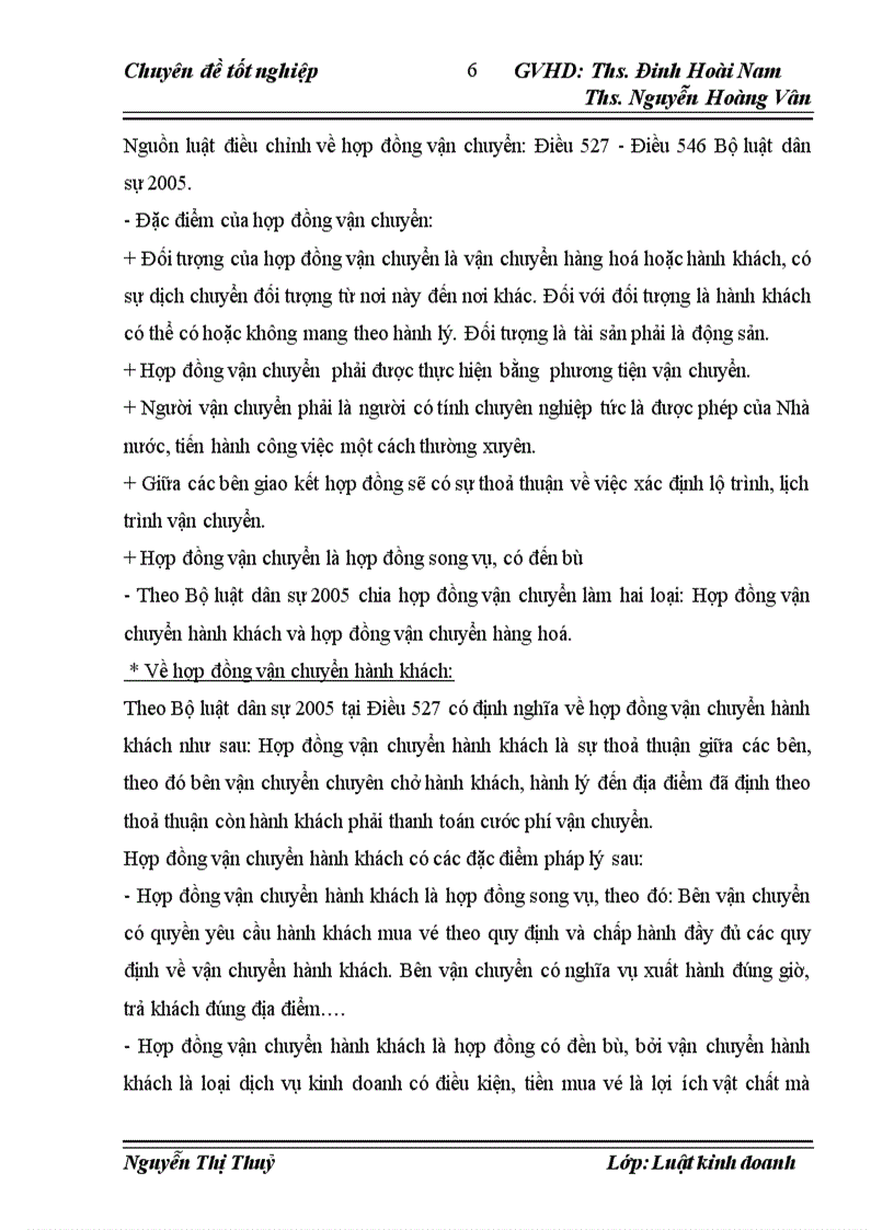 image for page Thực tiễn áp dụng pháp luật trong việc ký kết và thực hiện hợp đồng vận chuyển đường thuỷ tại Chi nhánh Hoà Bình thuộc TCT vận tải thuỷ 1