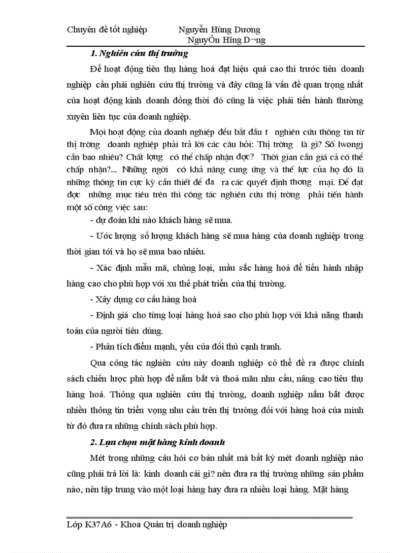 image for page Đẩy mạnh tiêu thụ hàng hoá tại Công ty Thương mại Hà Nội 1