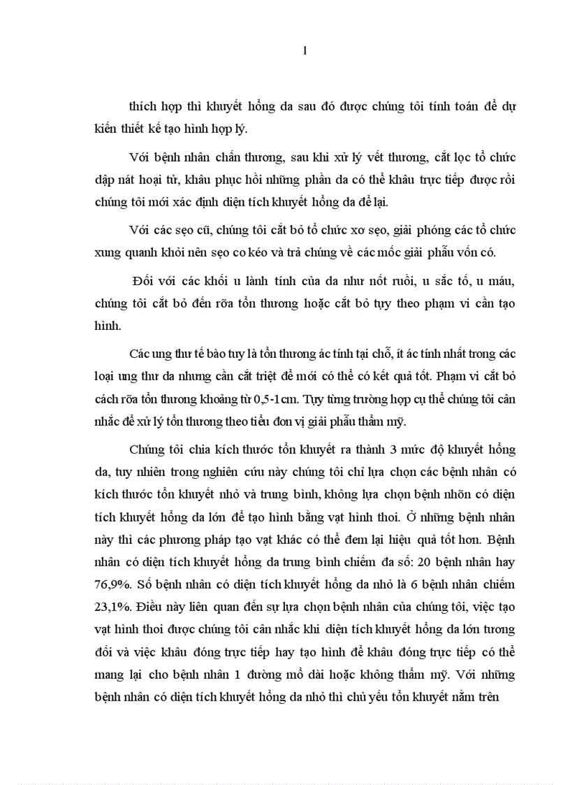 image for page Đánh giá kết quả sử dụng vạt hình thoi trong tạo hình phần mềm vùng mặt