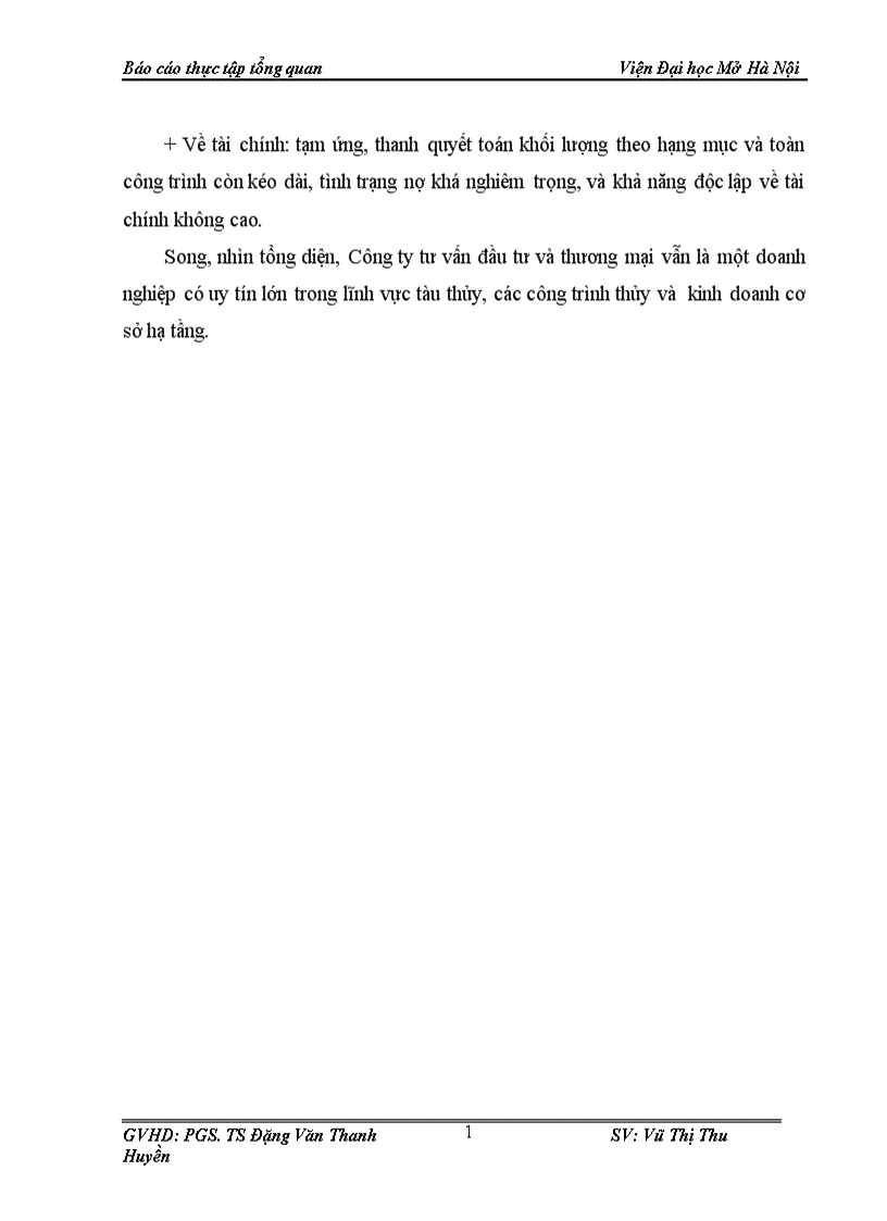 image for page Báo cáo thực tập tổng quan tại Công ty tư vấn đầu tư thương mại trực thuộc Tập đoàn công nghiệp tàu thủy Việt Nam Vinashin