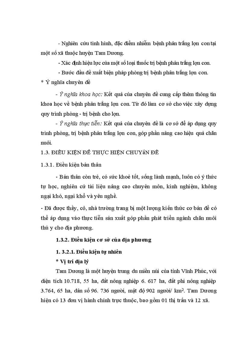 image for page Áp dụng một số biện pháp phòng trị bệnh phân trắng lợn con nuôi trong nông hộ ở một số xã thuộc huyện Tam Dương tỉnh Vĩnh Phúc