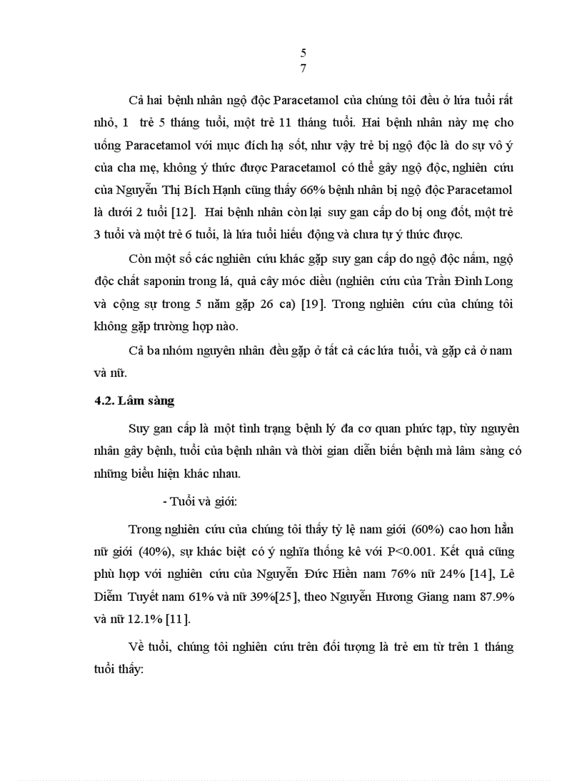 image for page Nghiên cứu đặc điểm lâm sàng cận lâm sàng và một số nguyên nhân suy gan cấp ở trẻ em tại Bệnh viện Nhi Trung Ương 1