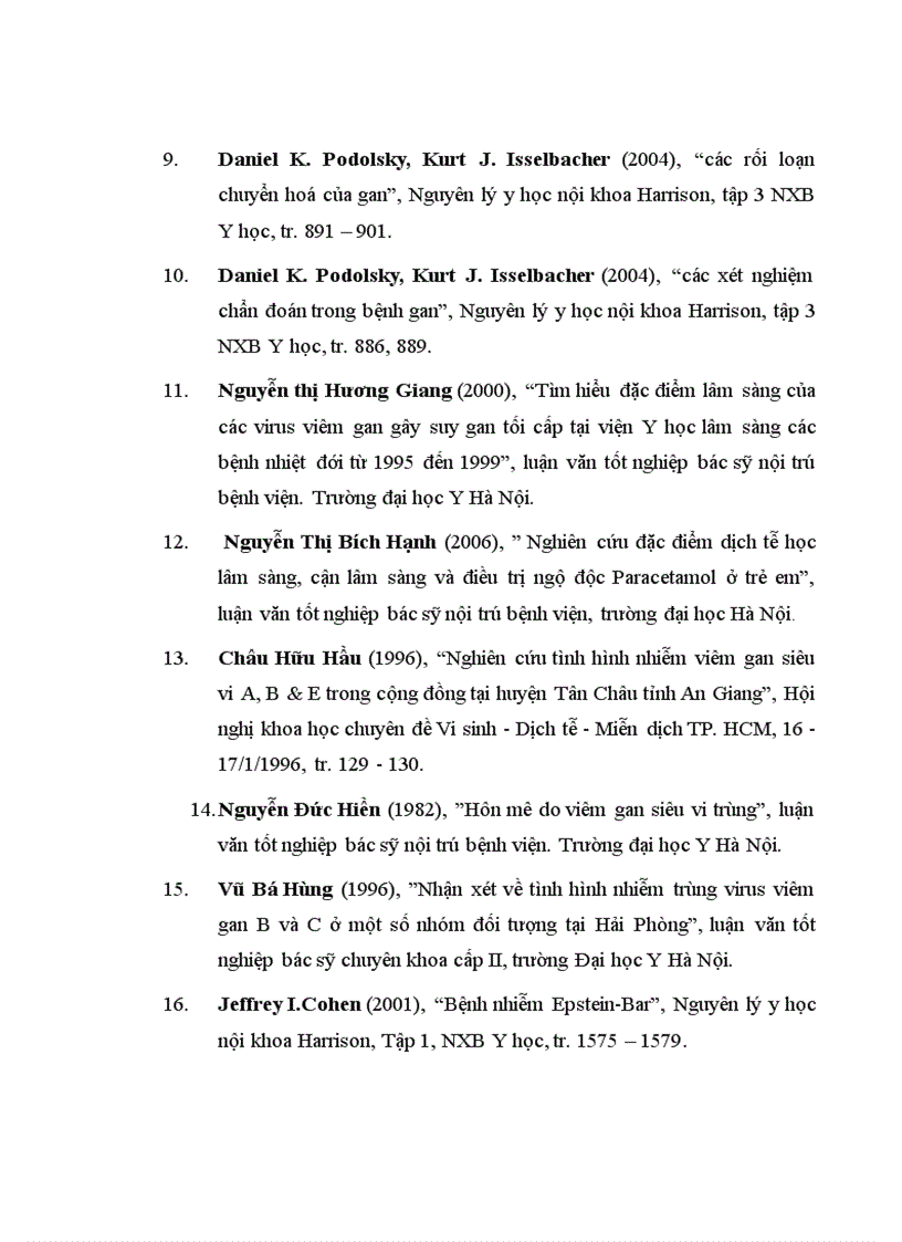 image for page Nghiên cứu đặc điểm lâm sàng cận lâm sàng và một số nguyên nhân suy gan cấp ở trẻ em tại Bệnh viện Nhi Trung Ương 1